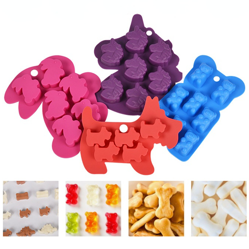 동물 곰 고양이 모양 실리콘 베이킹 몰드, 토끼 개 뼈 - Soap Making Instructions 리뷰 및 가격