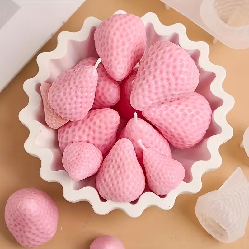 DIY 아로마테라피 비누 레진 공예용 딸기 실리콘 캔들 - Soap Making Ins 리뷰 및 가격