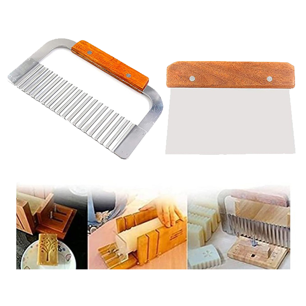 2 팩 스테인레스 스틸 물결 모양 및 직선 비누 로프  - Soap Making Kit For Beginners 리뷰 및 가격
