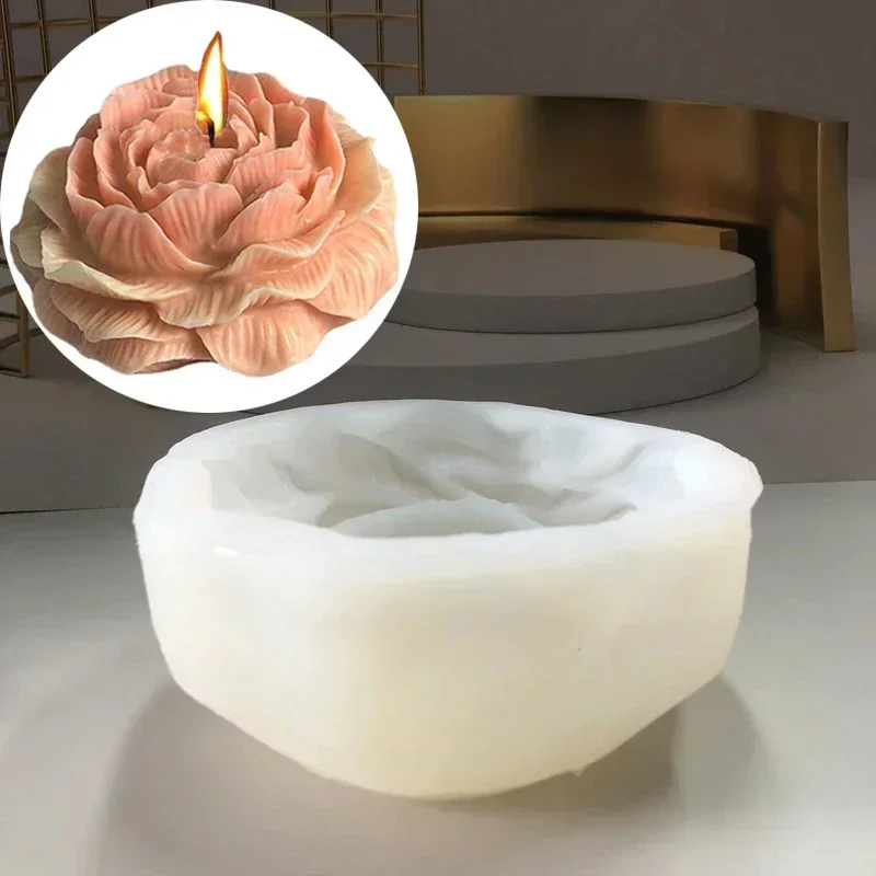 특대형 3D 꽃 캔들 실리콘 몰드 DIY 모란 아로마  - Soap Making Kit For Beginners 리뷰 및 가격