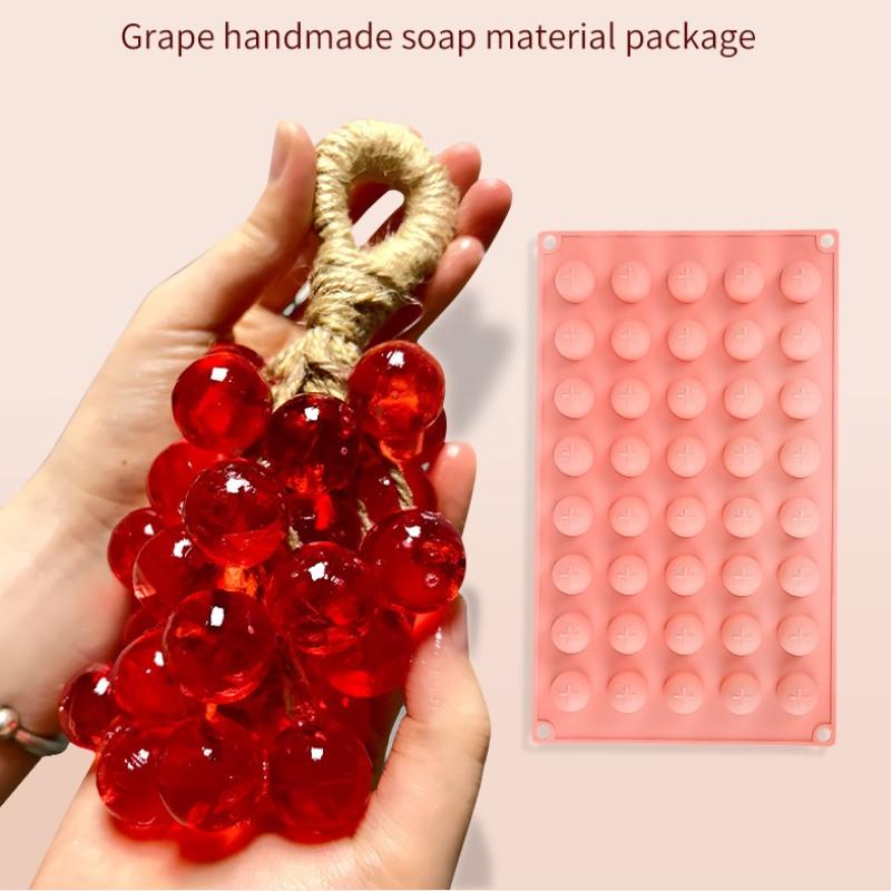 실리콘 포도볼 몰드, 쉽게 분리되는 논스틱 몰드, 얼음 - Soap Making Kit For Beginners 리뷰 및 가격
