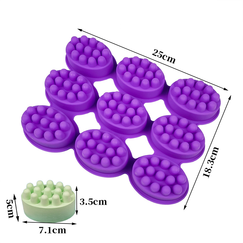 새로운 # 3D 실리콘 비누 몰드, 마사지 모양 몰드, - Soap Making Instructions 리뷰 및 가격